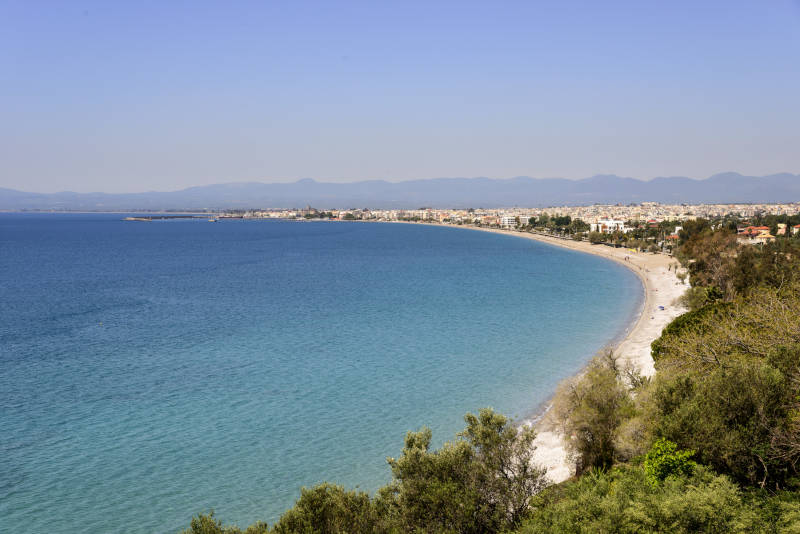 Kalamata Beach seafront promenade